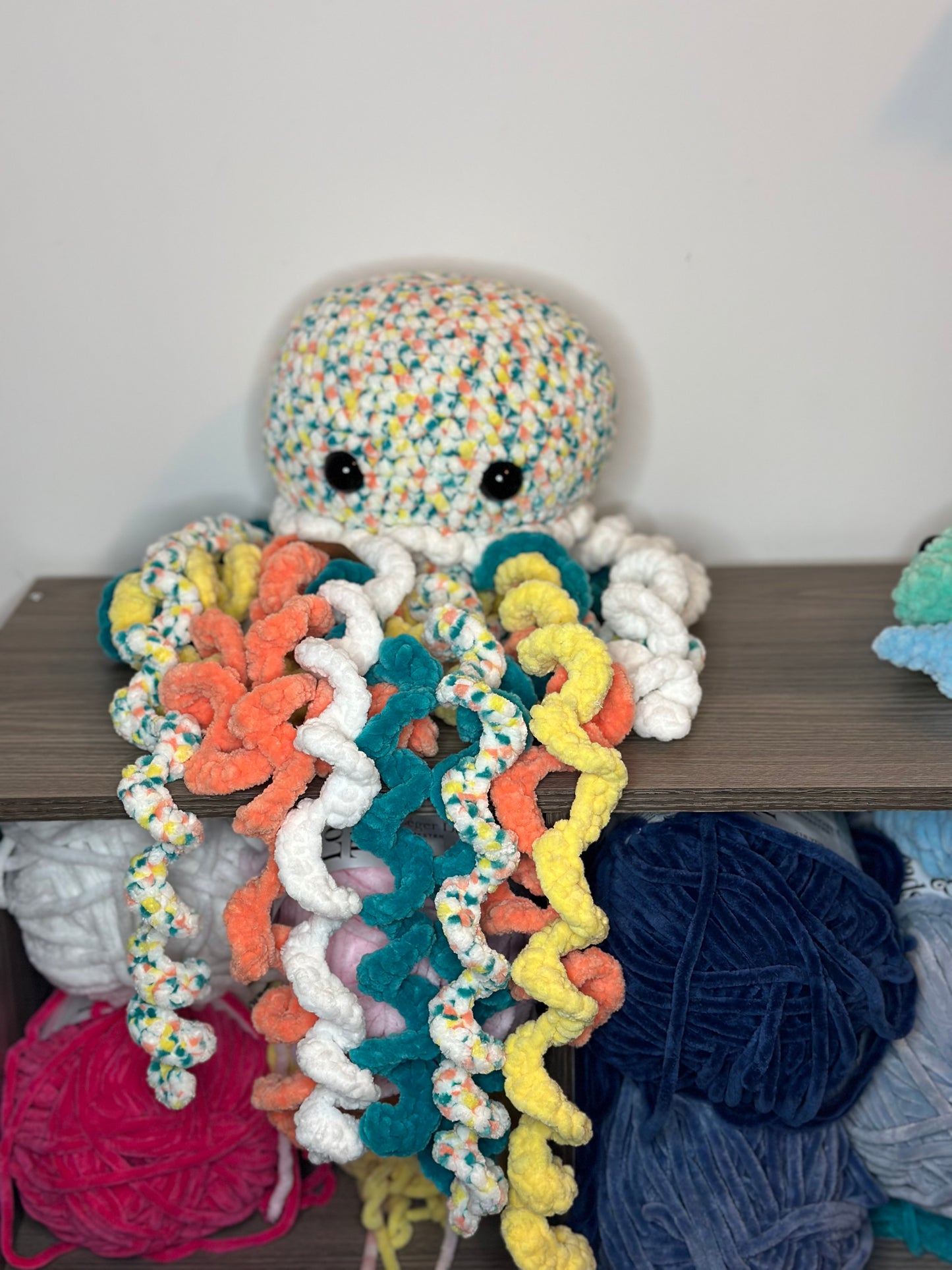 crochet jellyfish- large